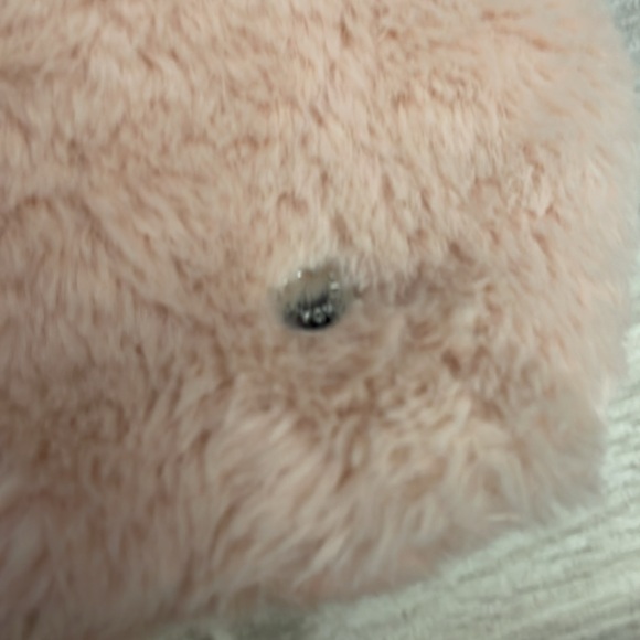 Kendall & Kylie Light Pink Faux Fur Double Strap Shoulder Bag Approx 10" X 7" - Picture 4 of 14